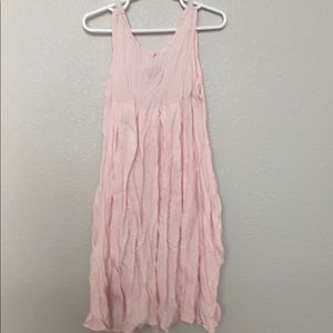 Ori Musi pink crinkle dress. Size 6